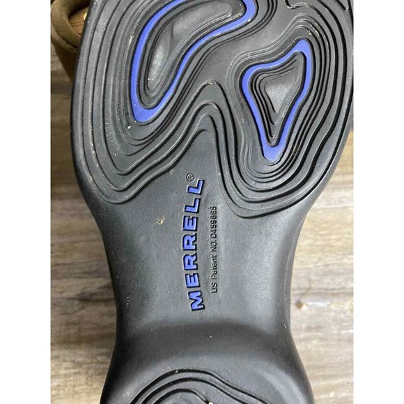 Merrell womens loafer topo curve casual nubuck leather tan size 11‎ - Picture 9 of 10